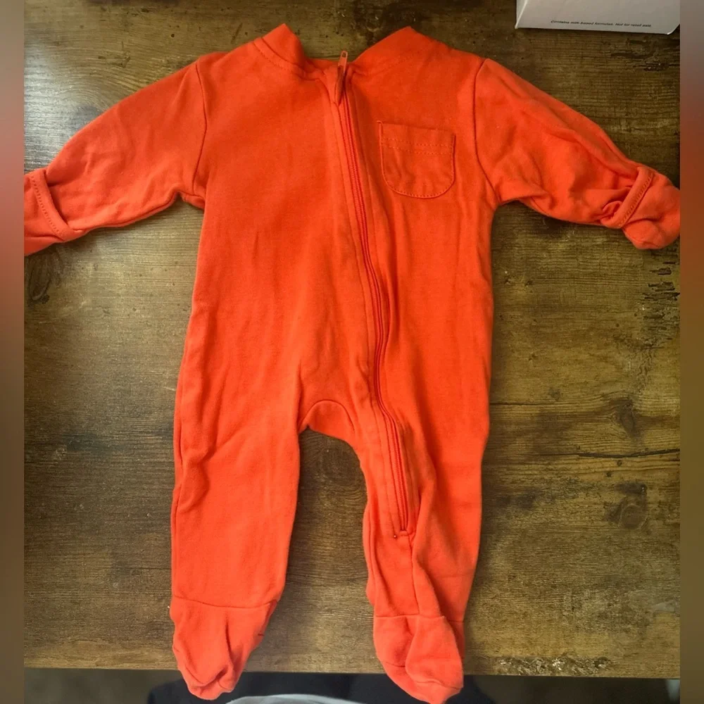 Orange Baby One Piece